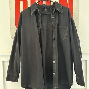 Cotton On Charcoal Denim Shirt